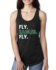 Fly Eagles Fly Philly Philadelphia Football Eagles Ladies Racerback Tank Top