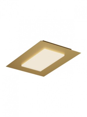 Small Rectangular Modern Design Gold LED Ceiling Light RD-0926