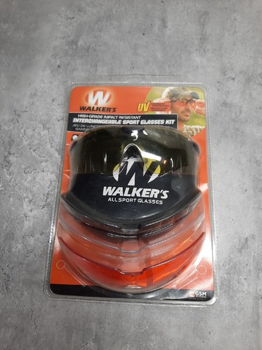 Walkers Impact Resistant Interchangeable Sport Glasses Kit 4 Sets of Lenses