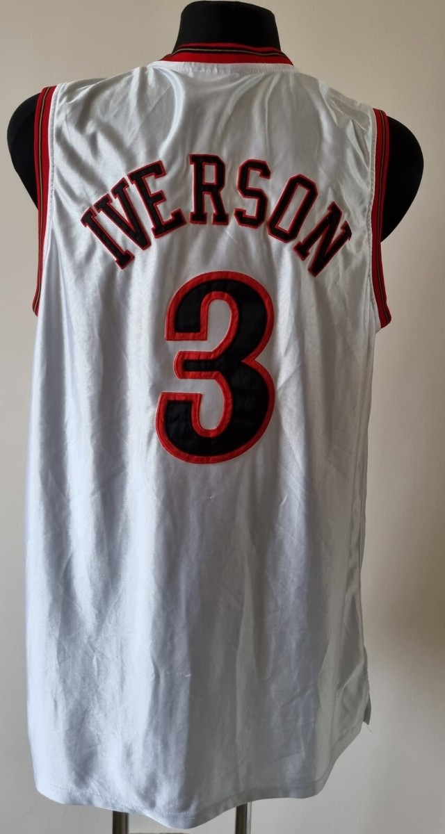 Philadelphia 76ers Sixers NBA Reebok Player Issue Jersey #3