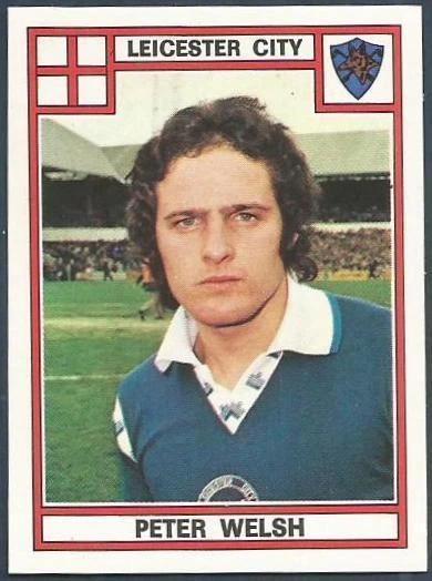 PANINI FOOTBALL 78 #183-LEICESTER CITY-PETER WELSH