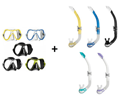 Mares X-Vision Bay Schnorchelset Tauchmaske mit Schnorchel versch. Farben