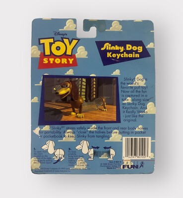 当時物　Toy Story Slinky Dog Keychain 新品 Toy Story Slinky Dog Keychain New Old Stock Vintage 1996 | eBay