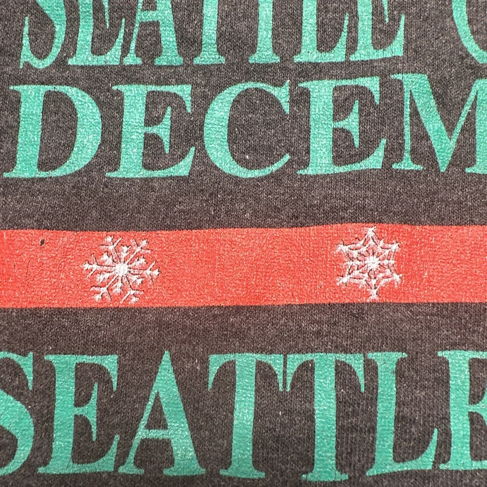 Camiseta RARA De Colección 1988 X-MAS BENÉFICO CONCIERTO Boston Tercera Etapa Gira por Estados Unidos Talla XL Foto 4 de 4