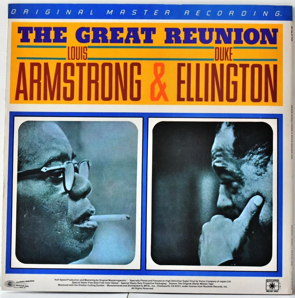 AUDIOPHILE MOBILE FIDELITY MFSL 155 ARMSTRONG/ELLINGTON Together #2LP JVC JAPAN - Image 2 of 4