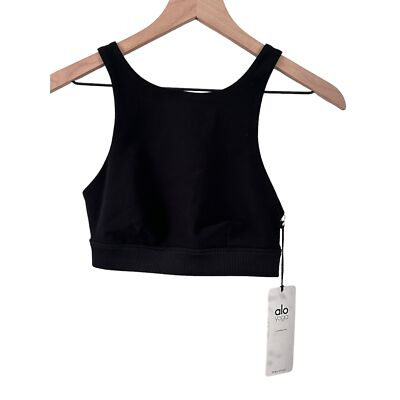 ALO YOGA Alosoft Iconic 90's Bra - Black XS NWT ( SOLD OUT) | eBay