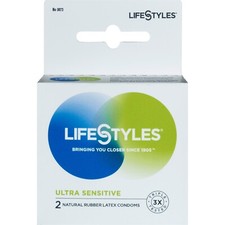 Lifestyles Ultra Sensitive Lubricated Bulk Condoms - Choose Quantity