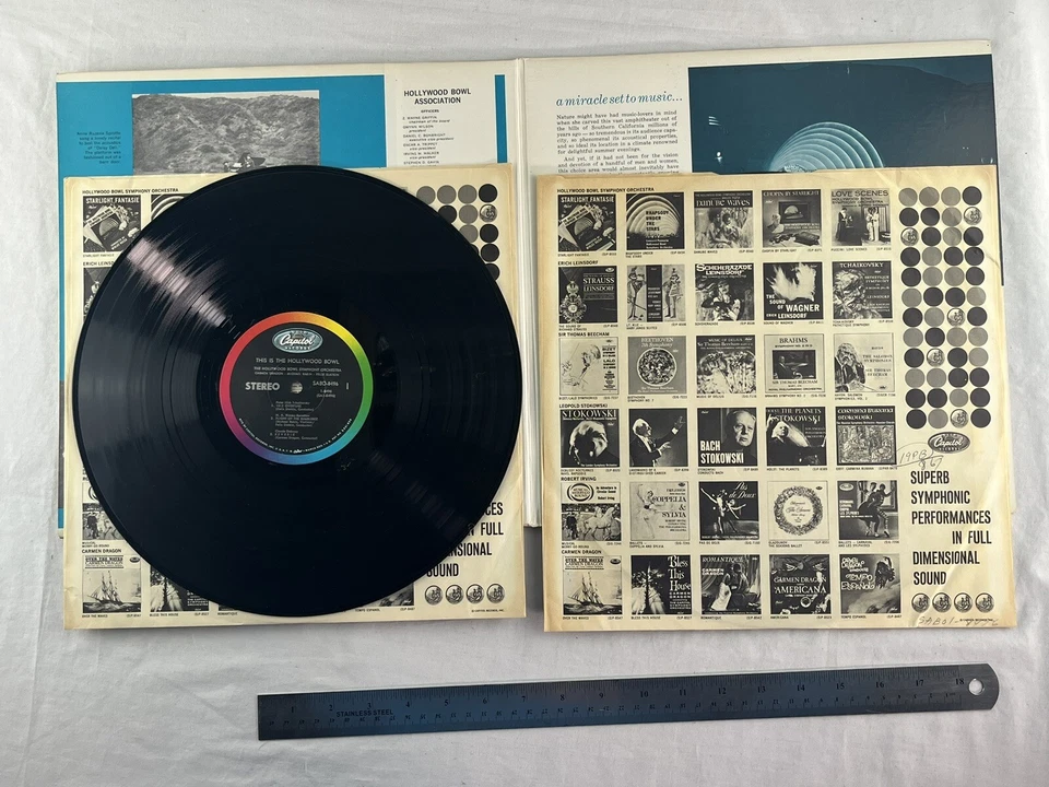 MICHAEL RABIN и различные Голливуд чаша стерео программа (классический) 2lp буклет - Изображение 4 из 4