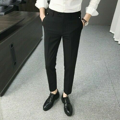 stylish work dresses Brown Archer Slim Fit Suit Pants