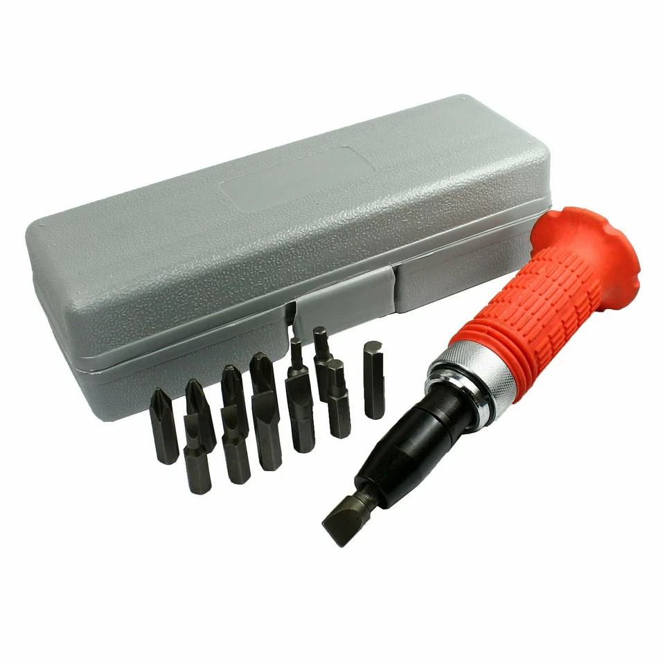 14 Pcs Heavy Duty Impact Driver Bits Screwdriver Set Tool Socket Kit with Case Foto 4 de 4