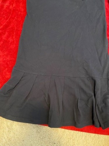 Izod Girls School Uniform Dress Size Large 12-14 Navy New With Tags - Picture 2 of 2
