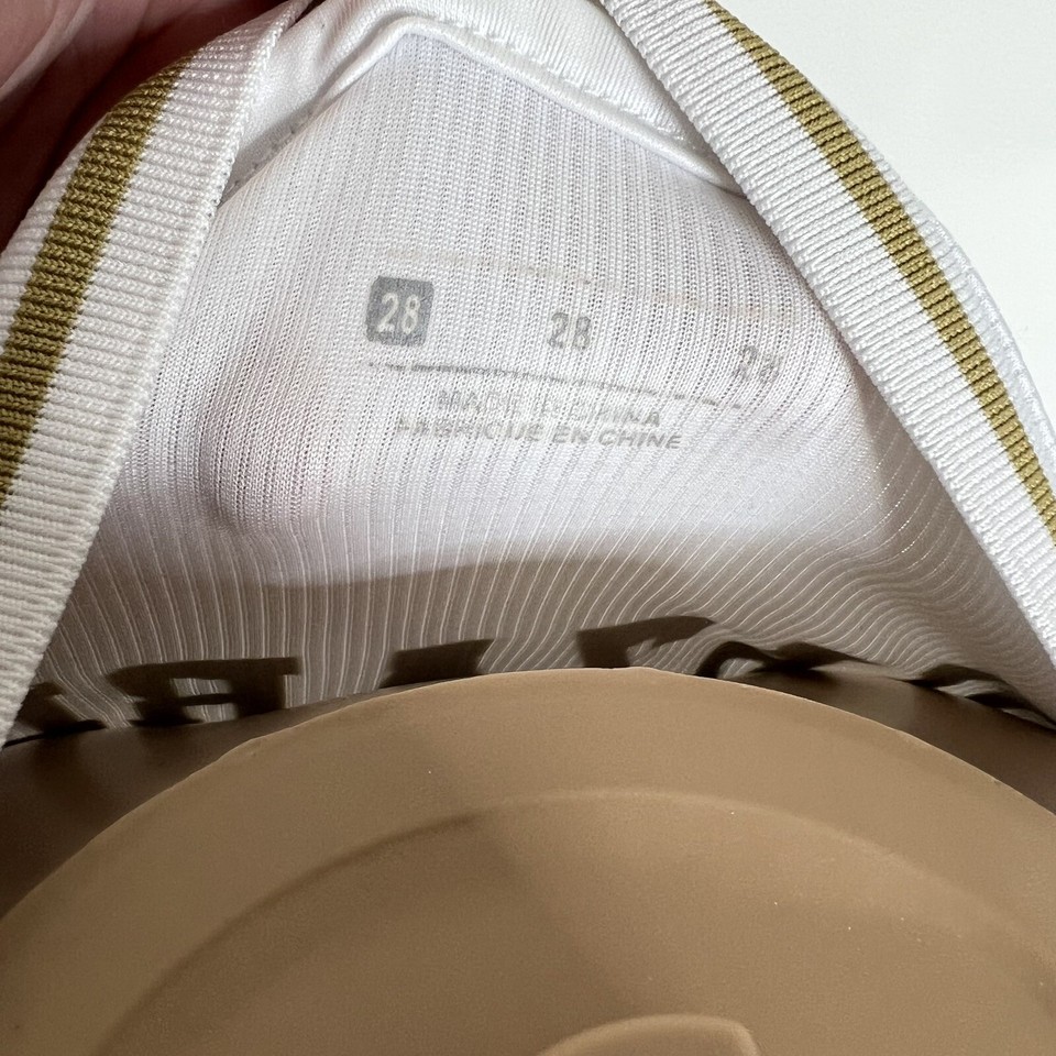 Fly Emirates 7 Eden Hazard 2018 FIFA White Gold Soccer Jersey Size 28