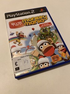 Details About Game Playstation 2 Ps2 Pal Fr Eyetoy Monkey Mania 50 Mini Games Fifou