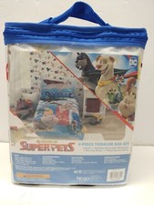 DC League Of Superpets 4-Piece Toddler Bed Set