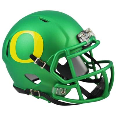 #ad Oregon Ducks Apple Green Riddell Speed Mini Football Helmet $39.95