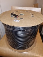 NEW - Twin Satellite Coax Cable (Black) 100m Reel (Compatible with CT100)