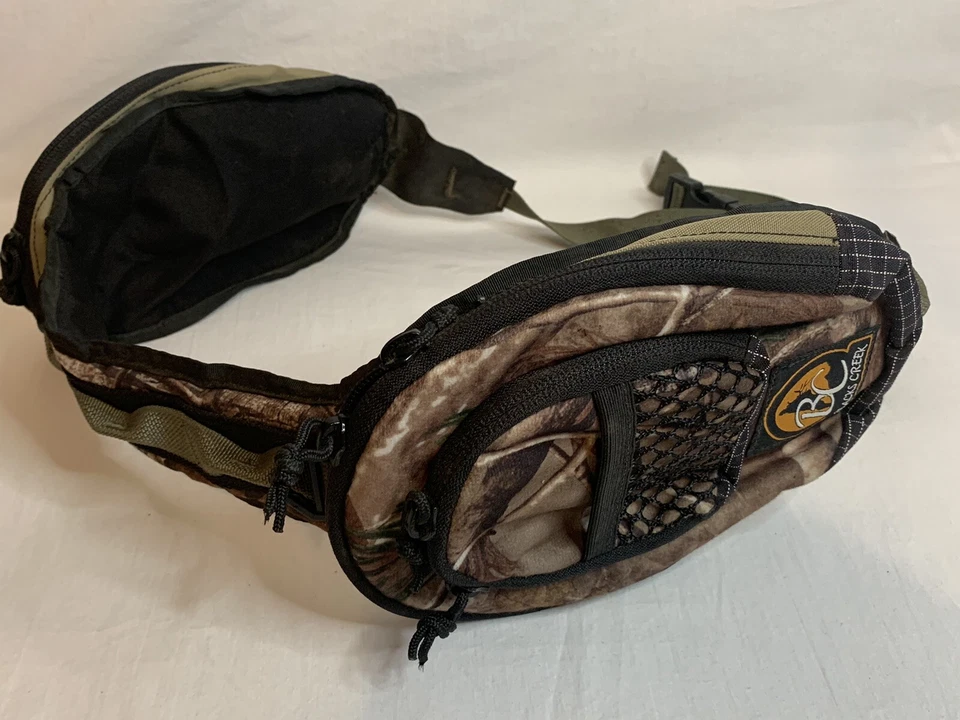 Riñonera de caza Black Creek Guide Gear cinturón camuflaje ajustable con cremallera Foto 4 de 4