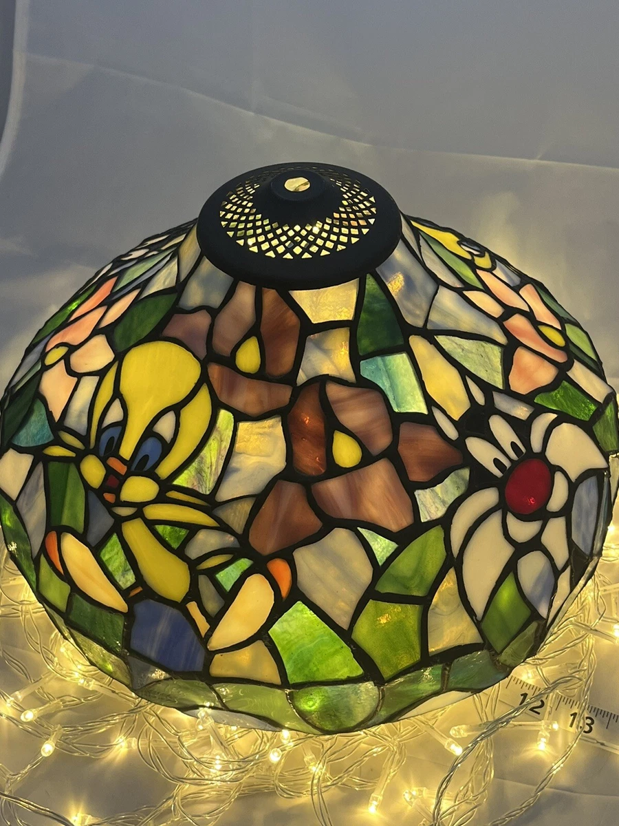 Dale stained cheap glass lamp