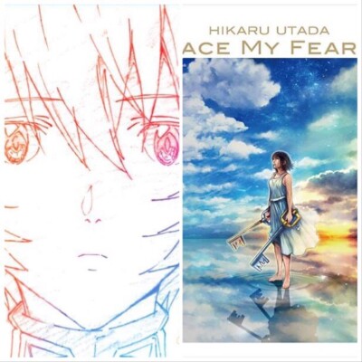 Hikaru Utada Face My Fears / One Last Kiss 2 Type Vinyl set Eva