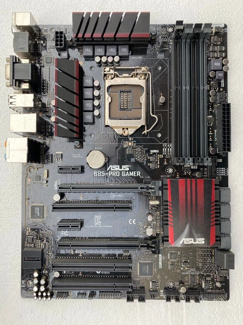 ASUS B85 PRO GAMER Motherboard Intel B85 LGA1150 DDR3 With I O baffle