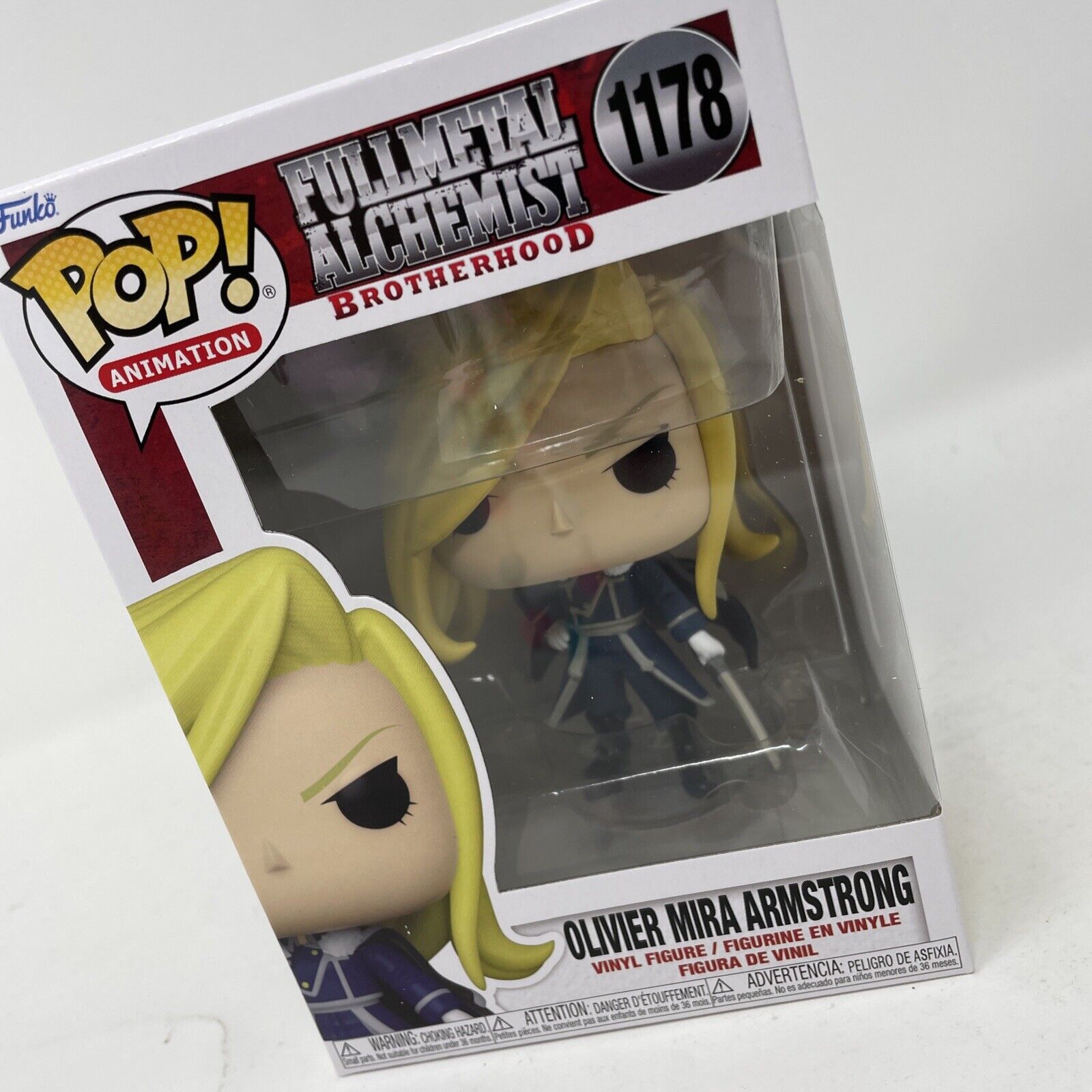 Funko Pop! Vinyl: Fullmetal Alchemist - Olivier Milla Armstrong #1178 for  sale online