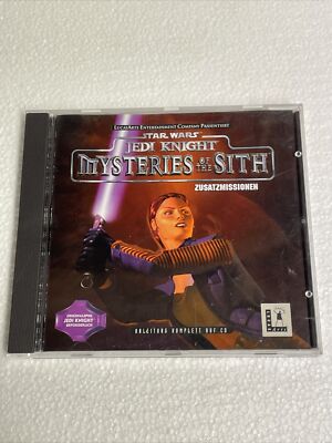 Star Wars Jedi Knight Mysteries Of The Sith Lucas Arts - CD-ROM  PC