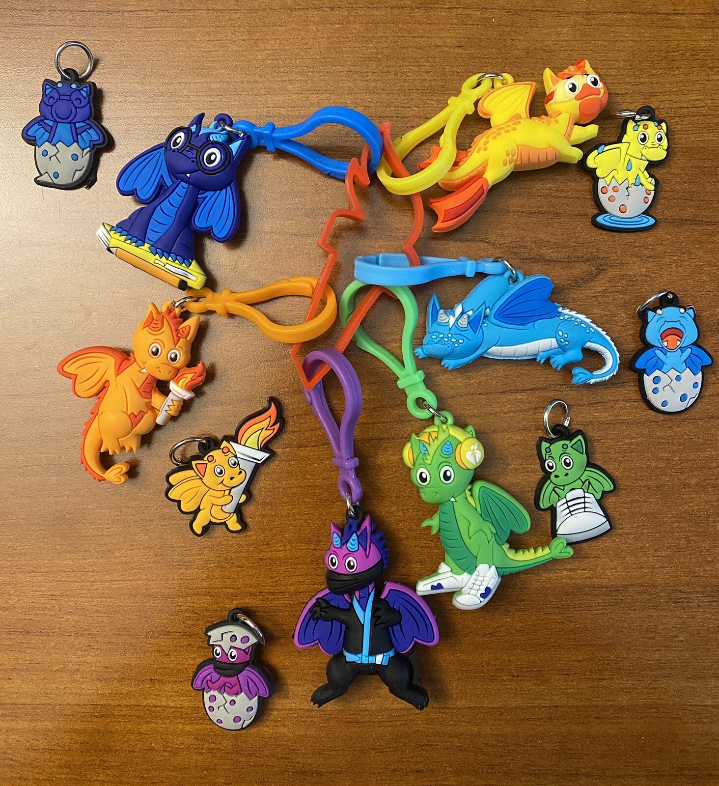 2022-2023 Kids Heart Challenge Keychains Complete Set With Baby Hero ...