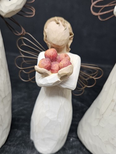 Lote de Tres Estatuillas Ángel Árbol Sauce Ángel del Amor, del Corazón y de la Salud (3) - Imagen 4 de 10