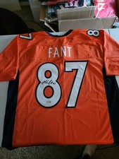 NOAH FANT Autographed Broncos Custom Jersey (Beckett)