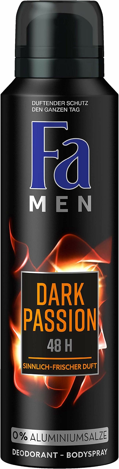 Парфюмерная вода Fa Men Dark Passion frischer Duft ohne Aluminium для мужчин, 6 х 150 мл 