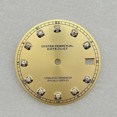 28.5MM Watch Dial Diamond Watch Accessories for NH35/NH36/4R/7S Movement