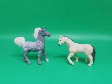 Safari Ltd Gray Stallion Bay Horse Trakehner Stable Animal Toy Mini Figure Lot