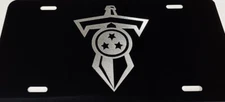 ENGRAVED Tennessee Titans Car Tag Diamond Etch Vanity Front License Plate
