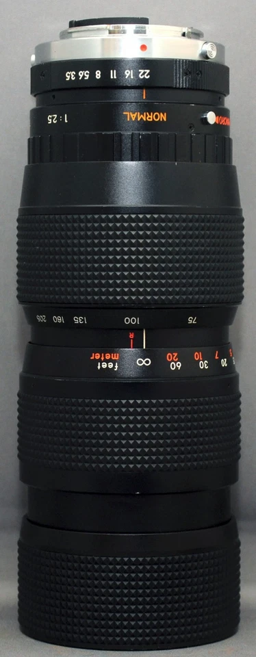 Lente de cámara Olympus Quantaray MC F3.5 75-205 mm AUTO MR Macro ZOOM SLR DSLR Japón Foto 3 de 3