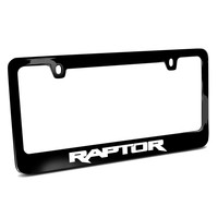 Ford F-150 Raptor Black Metal License Plate Frame, Made In Usa, Official License on sale Ford F-150 Raptor Black Metal License Plate Frame, Made In Usa, Official License on sale