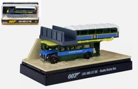 Motormax 1/24 Double Decker Bus 007 James Bond 12CM Statisches Modell