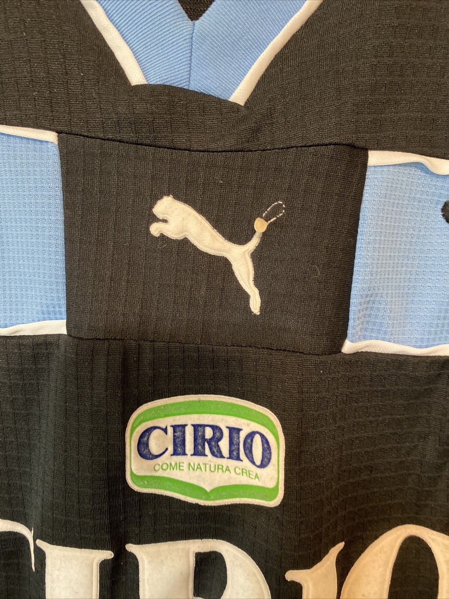 Vintage SS Lazio Soccer Black Jersey 1998-99 Puma XXL CIRIO Vintage SS Lazio Soccer Black Jersey 1998-99 Puma XXL CIRIO