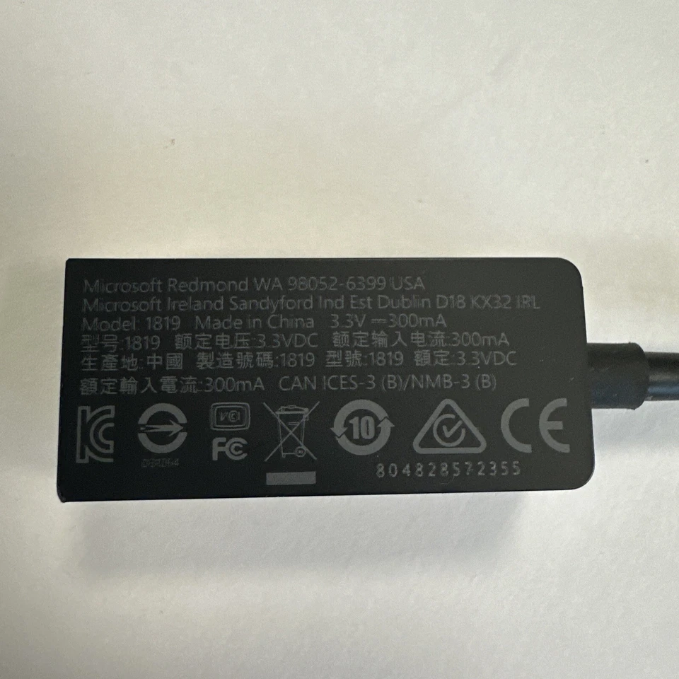 Microsoft Surface- Mini DisplayPort to HDMI 2.0 1819Adapter Supports 4K Used - Image 4 of 4
