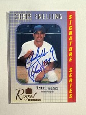 K231,428 - 2000 Royal Rookies Autographs #10 Chris Snelling Auto #/4950