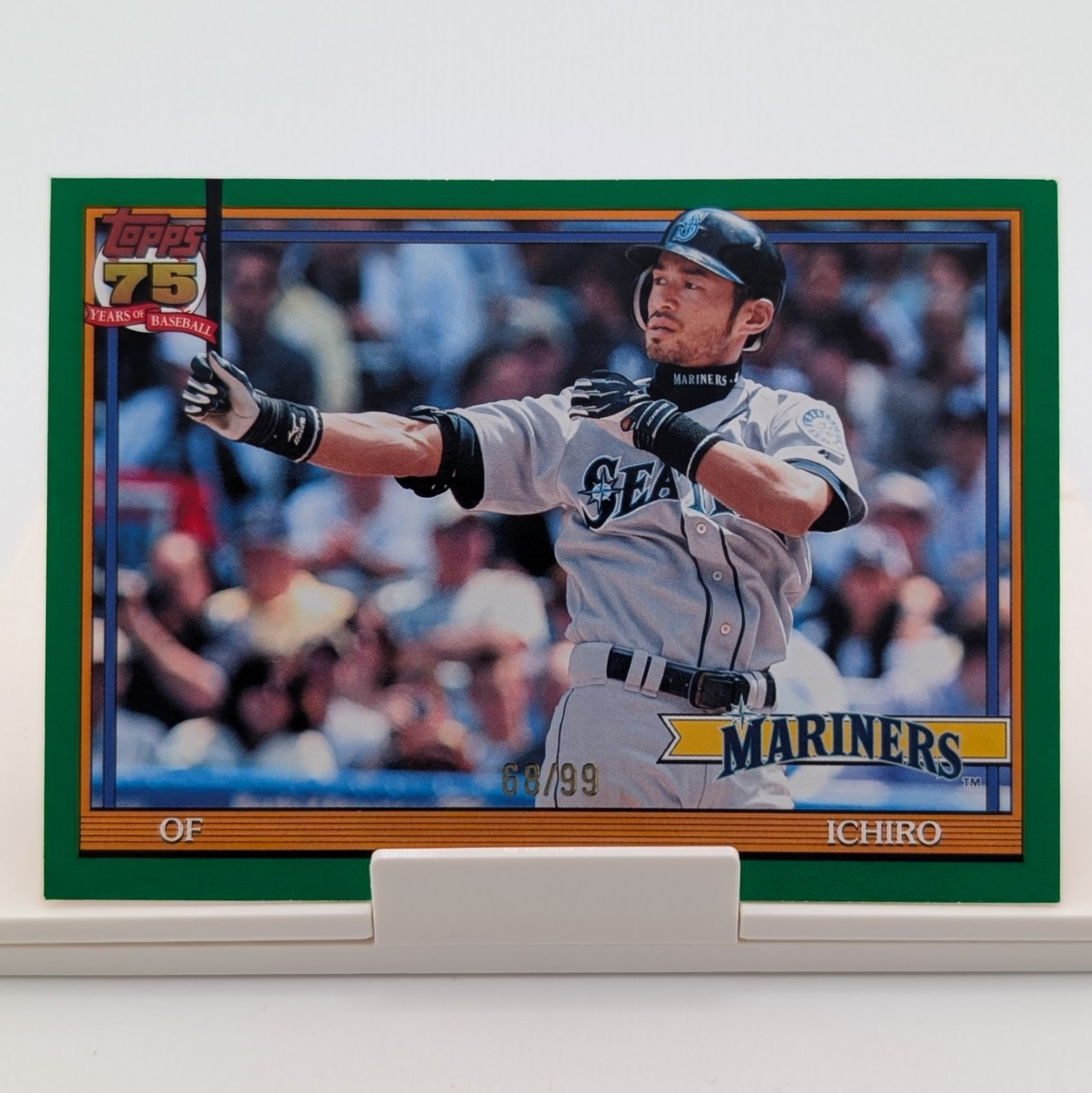 2026 Topps Series 1 Ichiro Suzuki  1991 Green  /99 #T91-33 Seattle Mariners HOF