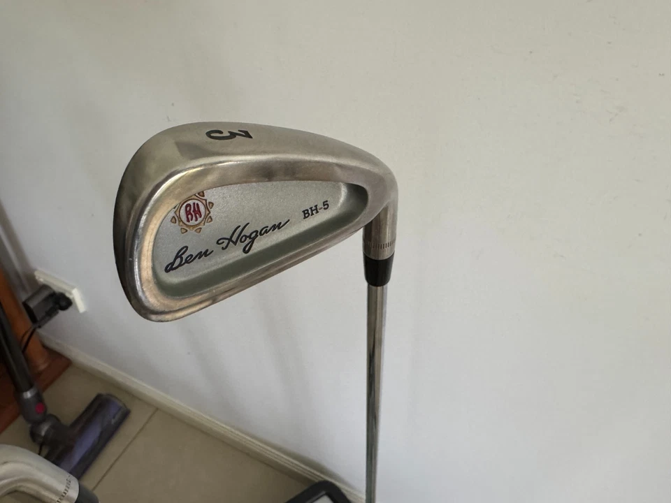 BEN HOGAN GOLF BH-5 CAVITY RH IRON SET 3-SW APEX 3 REGULAR FLEX STEEL USED BH 5 - image 2 of 4
