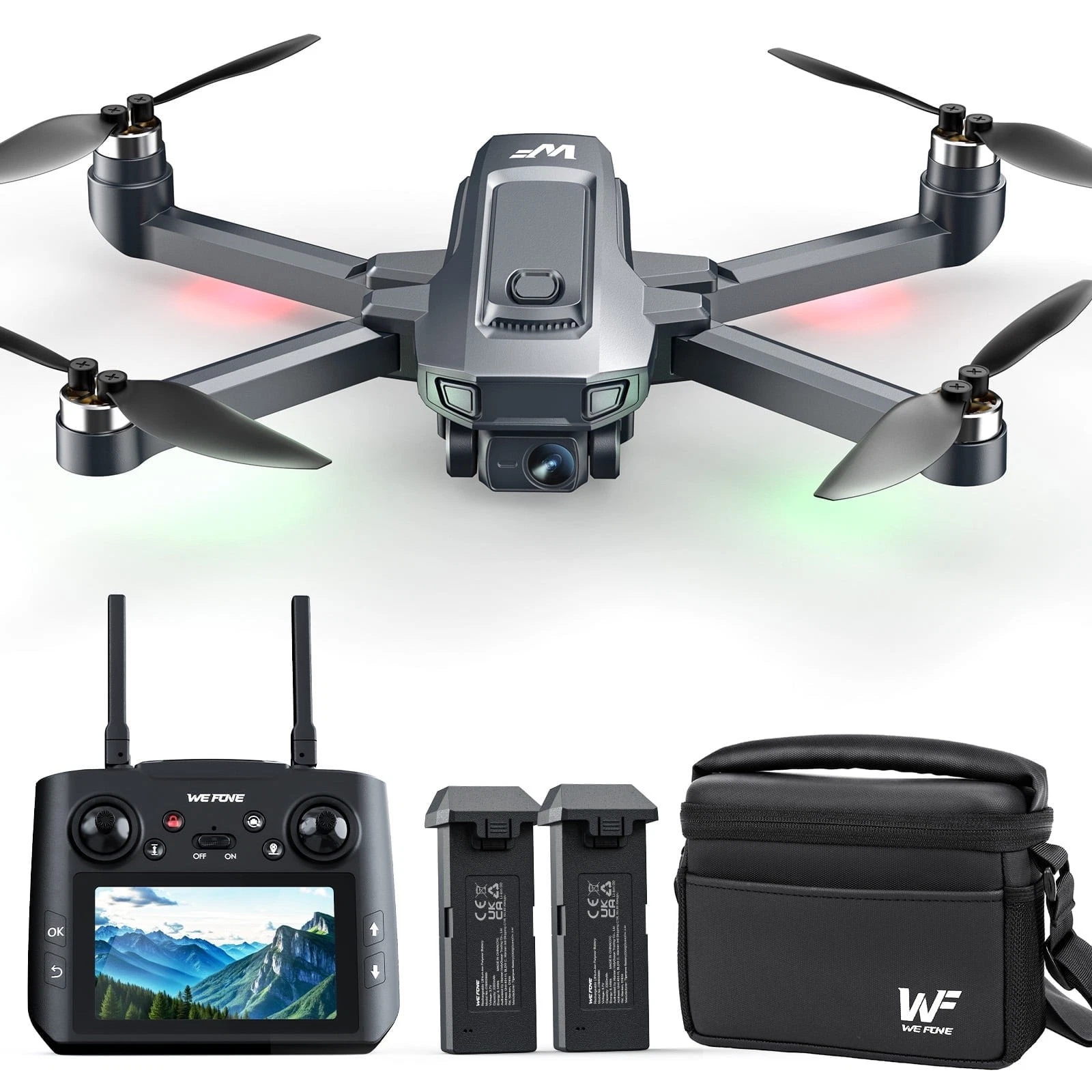 Wefone WF33 4K GPS Foldable FPV Drone