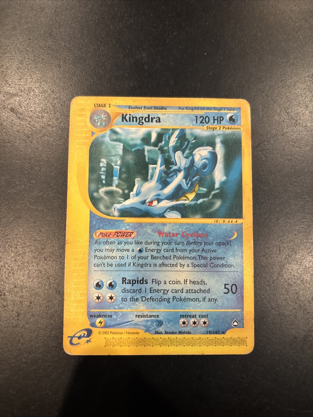 Kingdra - 19/147 - Aquapolis - Pokemon - Rare - HP