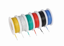 30 Awg Wire Solid Core Hookup Wires-6 Different Colored Jumper Wire 100Ft or 30M