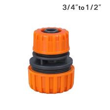 Garden Watering Hose Plastic Quick Connector 1/2" 3/4'' 1 Double Male Coupling J