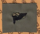 US Army Pathfinder PFDR Badge OD Green & Black BDU cloth patch
