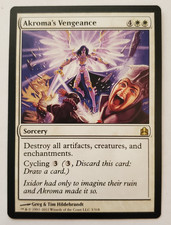 1x Akroma's Vengeance Commander 2011 MTG Magic the Gathering LP