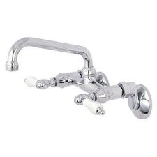 Kingston Brass KS513 Kingston 1.8 GPM Widespread Bridge Kitchen - Chrome