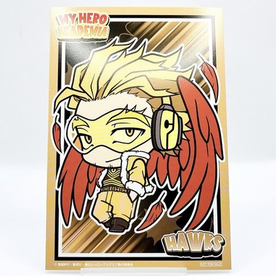 My Hero Academia Hawks Postkarte plus Ultra Square nicht zum Verkauf Anime Ma...