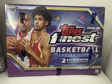 2024-25 TOPPS FINEST HOBBY BOX (2 AUTOS) Basketball Brand New Factory Sealed QTY